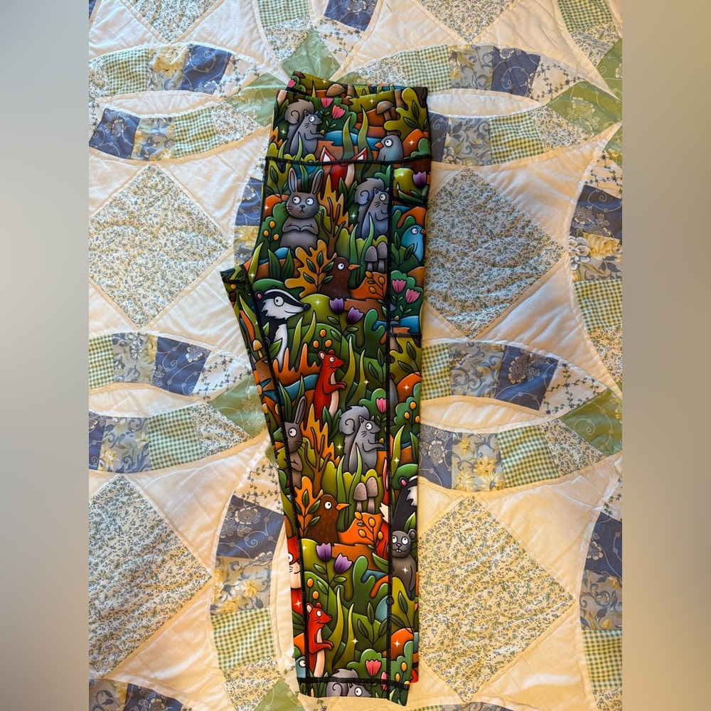 CVG Woodland Creatures Capri Leggings